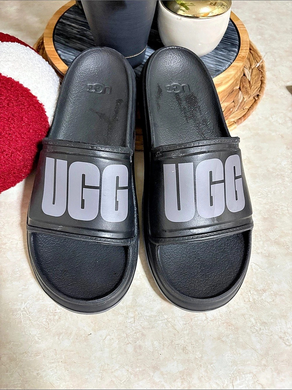 UGG Sport Yeah Slide Sandals Black